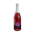 Flasche Santé Rouge — roter Traubensecco aus Eigenanbau